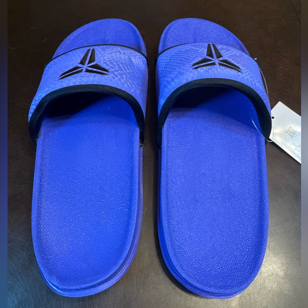 New Nike Kobe Slides Sandals Purple Black - Picture 12 of 16